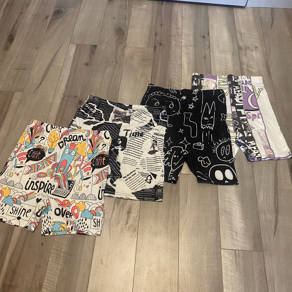 NWOT SET OF 4 SHORTS Woman's Biker Shorts - SHEIN